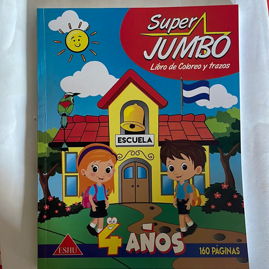 Super Jumbo, Libro de coloreo y Trazos