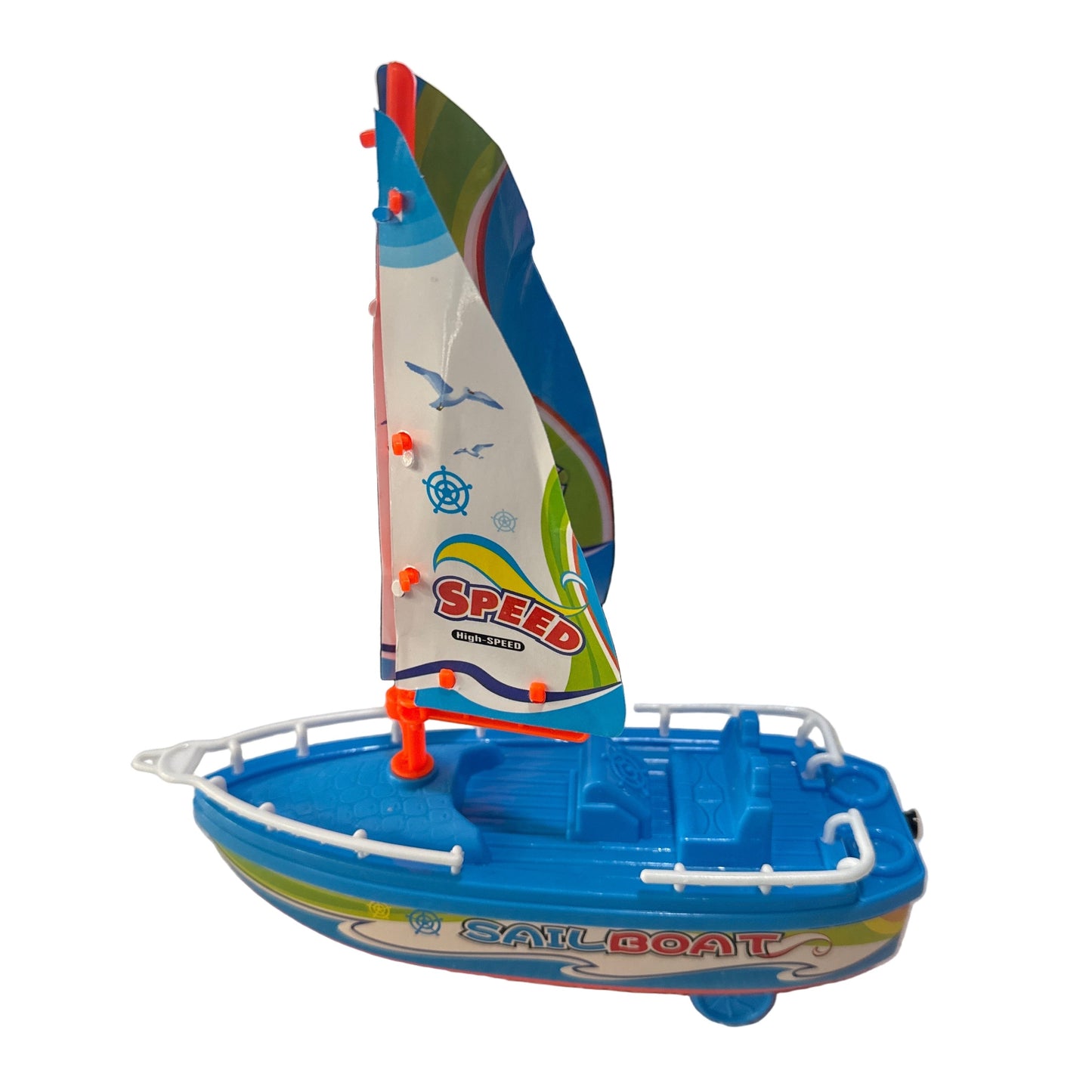 Lancha con Velero en Bolsa