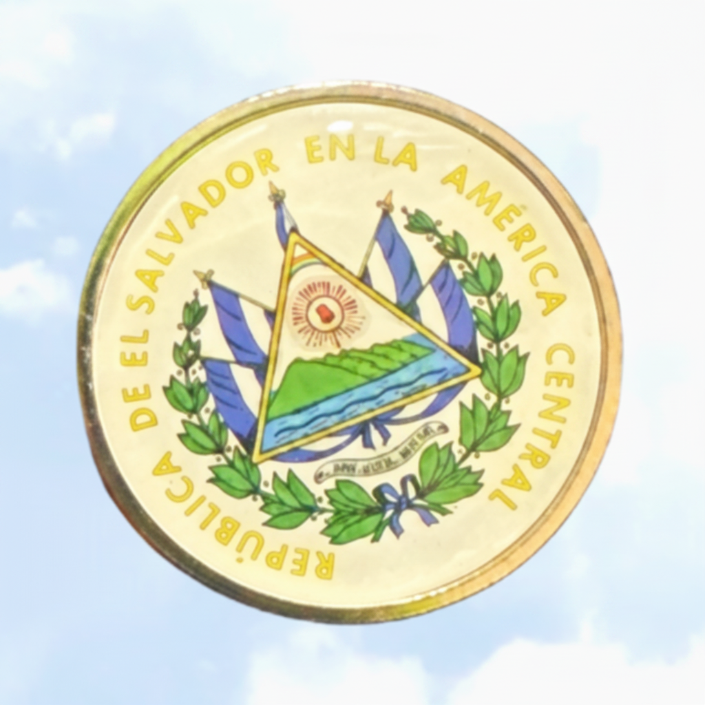 Pin escudo de el salvador