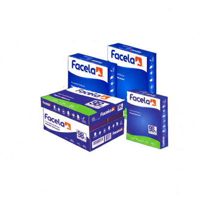 Caja de 10 Resmas de Papel Bond Base 20 Carta Facela