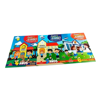 Super Jumbo, Libro de coloreo y Trazos