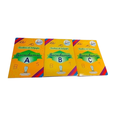Libro Escribamos Caligrafia A,B,C