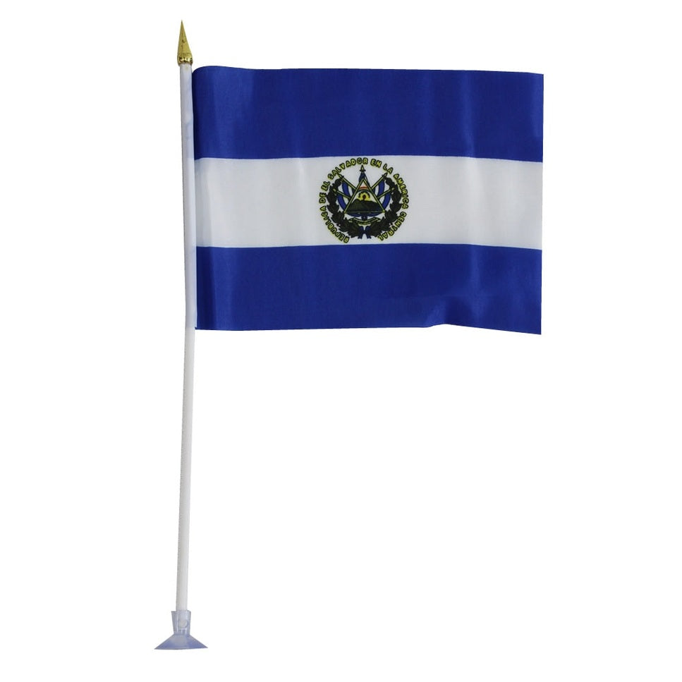 Bandera el Salvador Pequeña 14x21cm