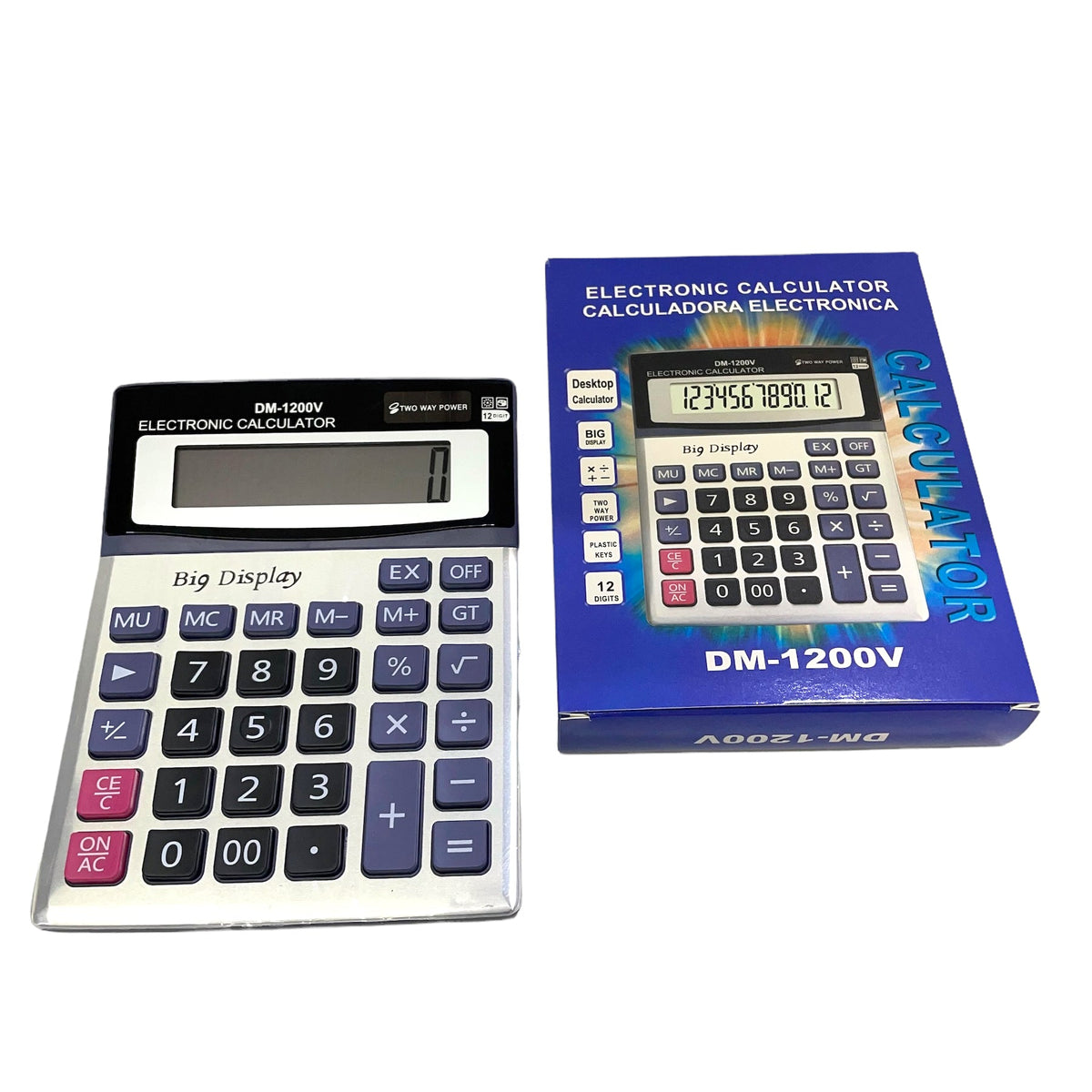Calculadoras Escritorio 12 Dig DM-1200V