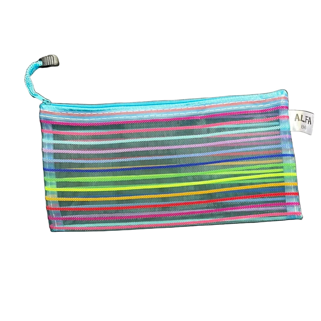 Bolsas Rayadas con Ziper