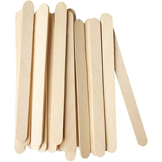 Paletas de Madera Sin Color Pequeña