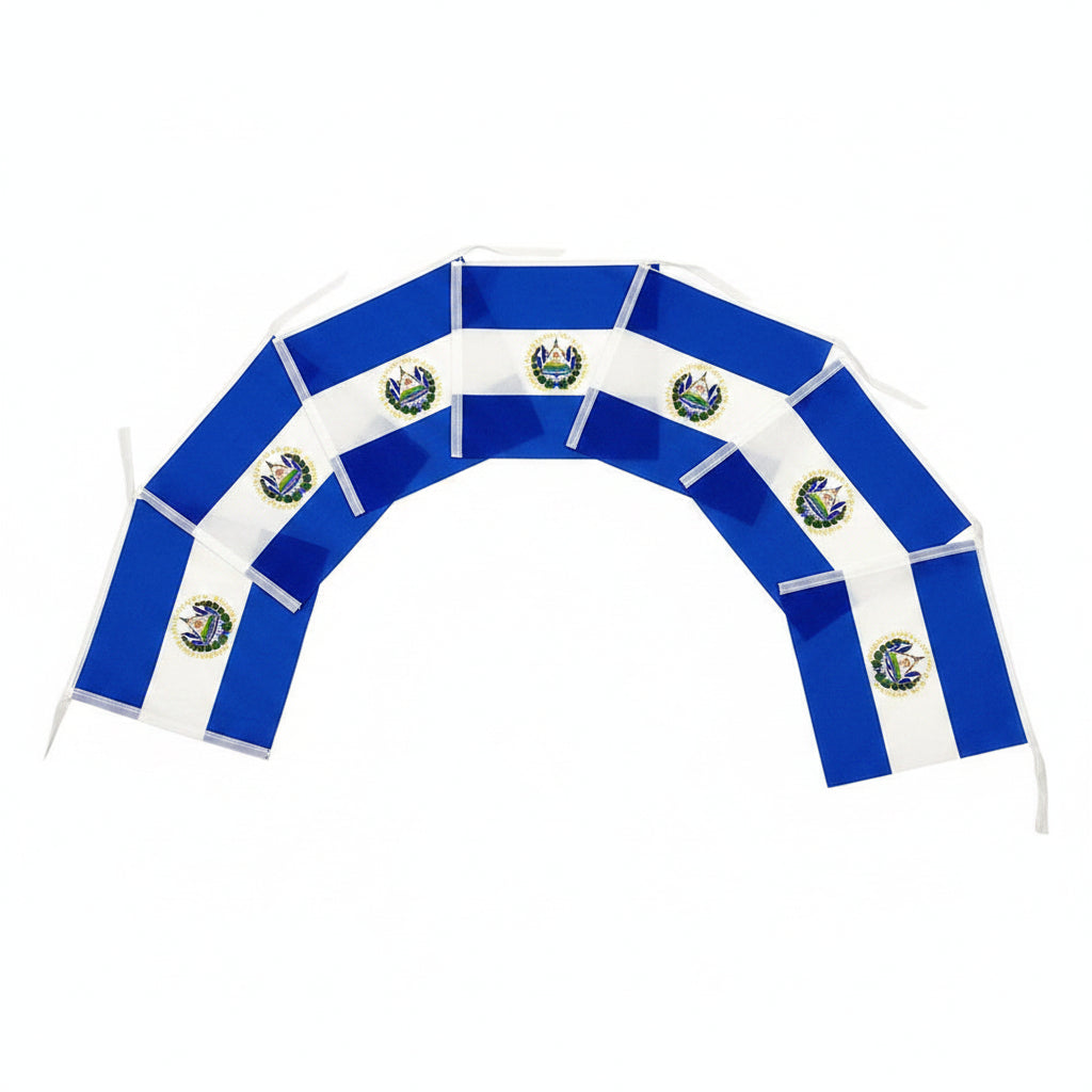 Banderin Bandera 14x21cm Largo 3.50 Metros