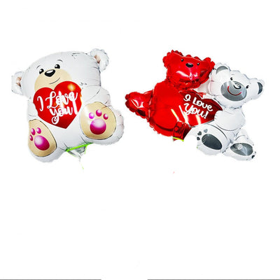 Globo Amor Oso Doble Mini Docena