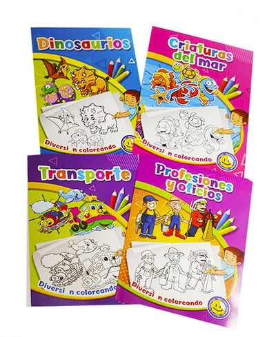 Libro de Coloreo con Sticker