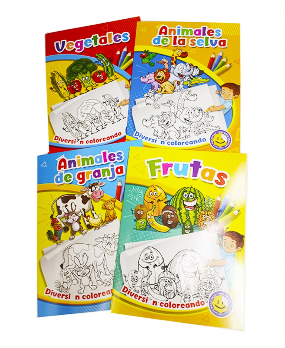 Libro de Coloreo con Sticker