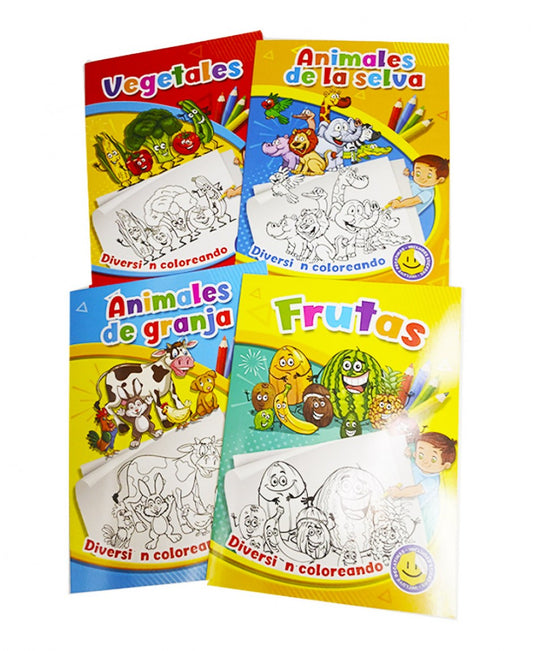 Libro de Coloreo con Sticker