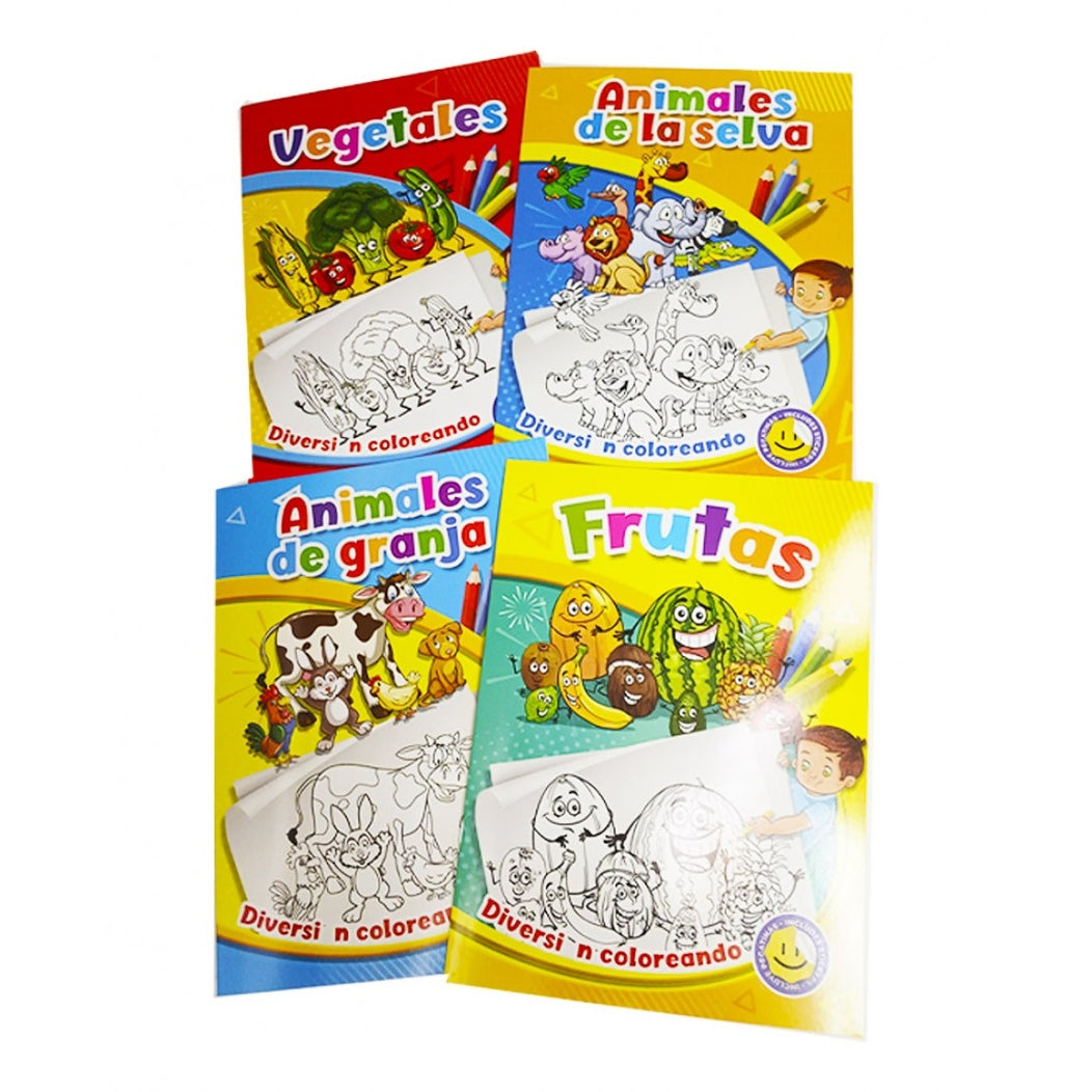 Libro de Coloreo con Sticker