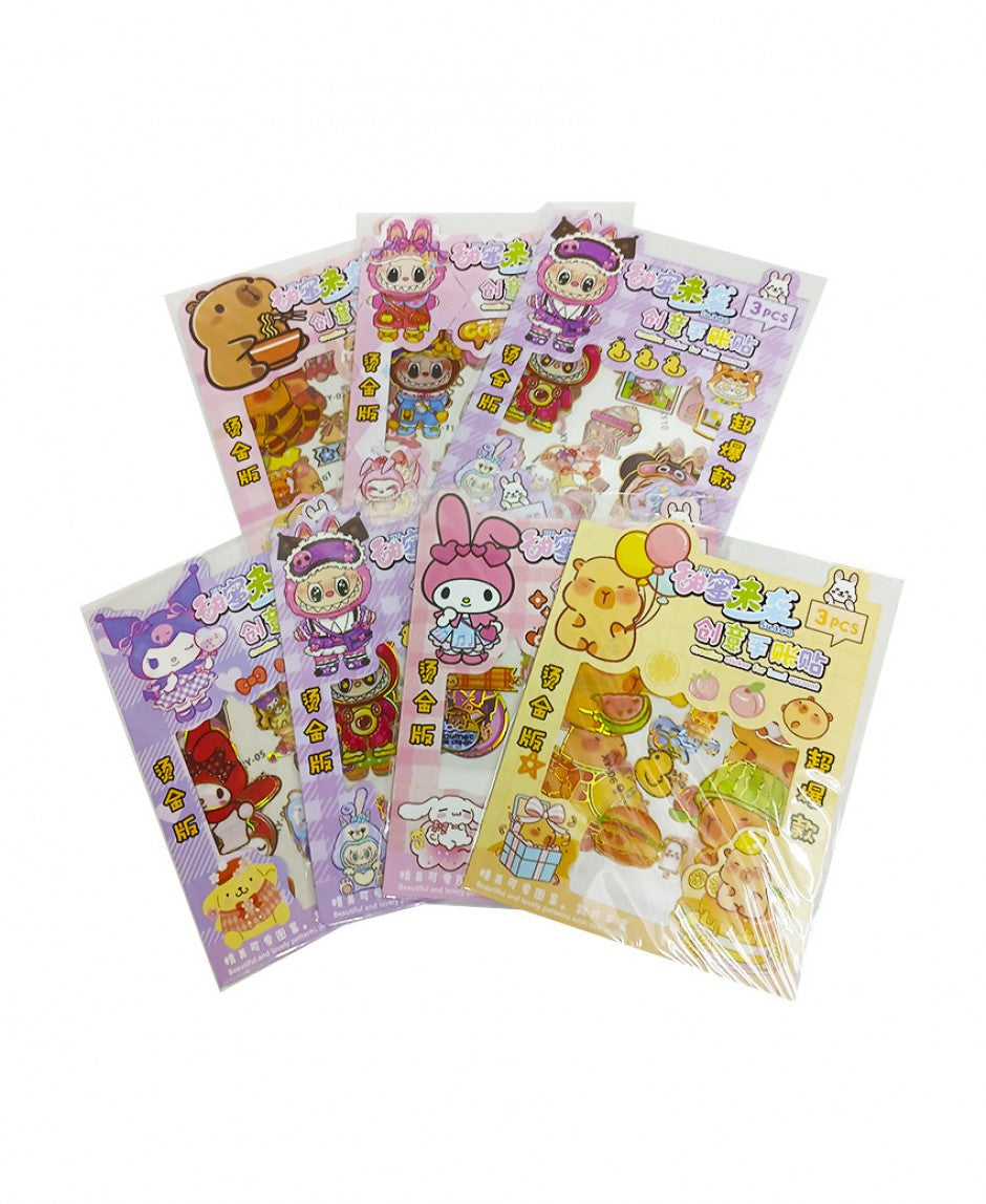 Stickers Surtidos 3 piezas