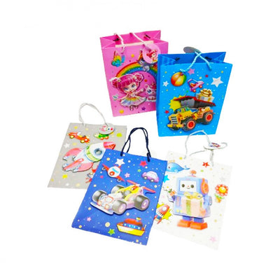 Bolsa Regalo Relieve Brillo Mediano