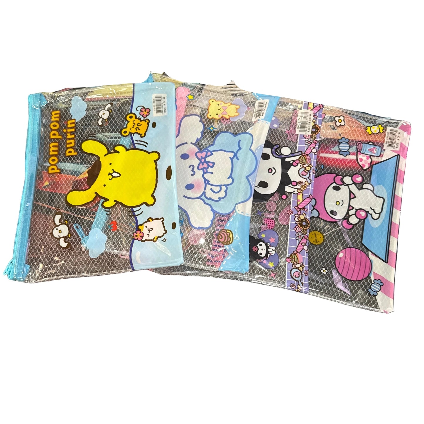 Estuche kuromi pvc transparente