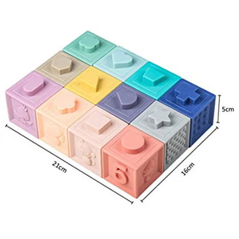 Dados de armar Legos Cubos Plasticos Montessori set