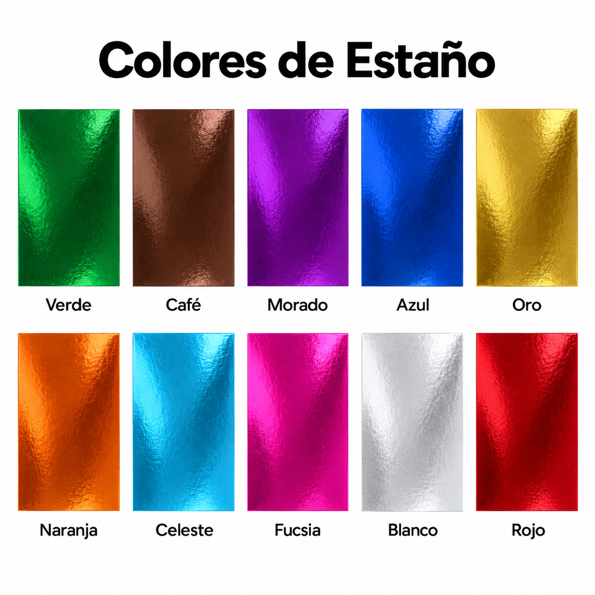Pliego Papel Estaño