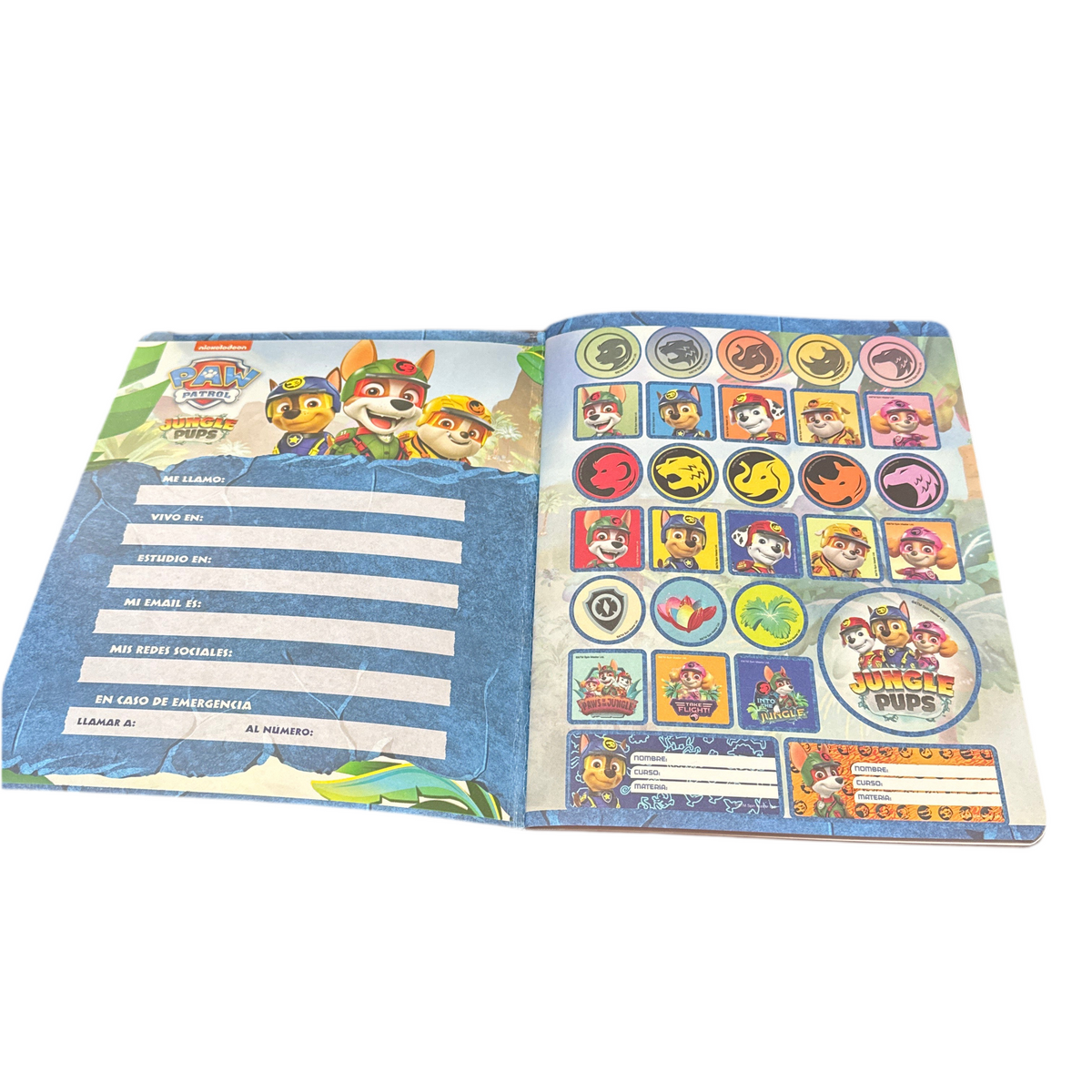 Cuaderno Cosido Numero 3 Paw Patrol