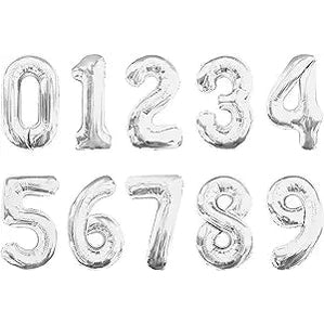 Numeros Inflables para Cumpleaños de 16" Pulgadas