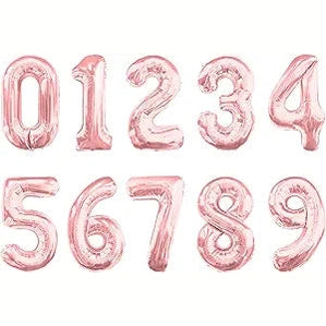 Numeros Inflables para Cumpleaños de 16" Pulgadas