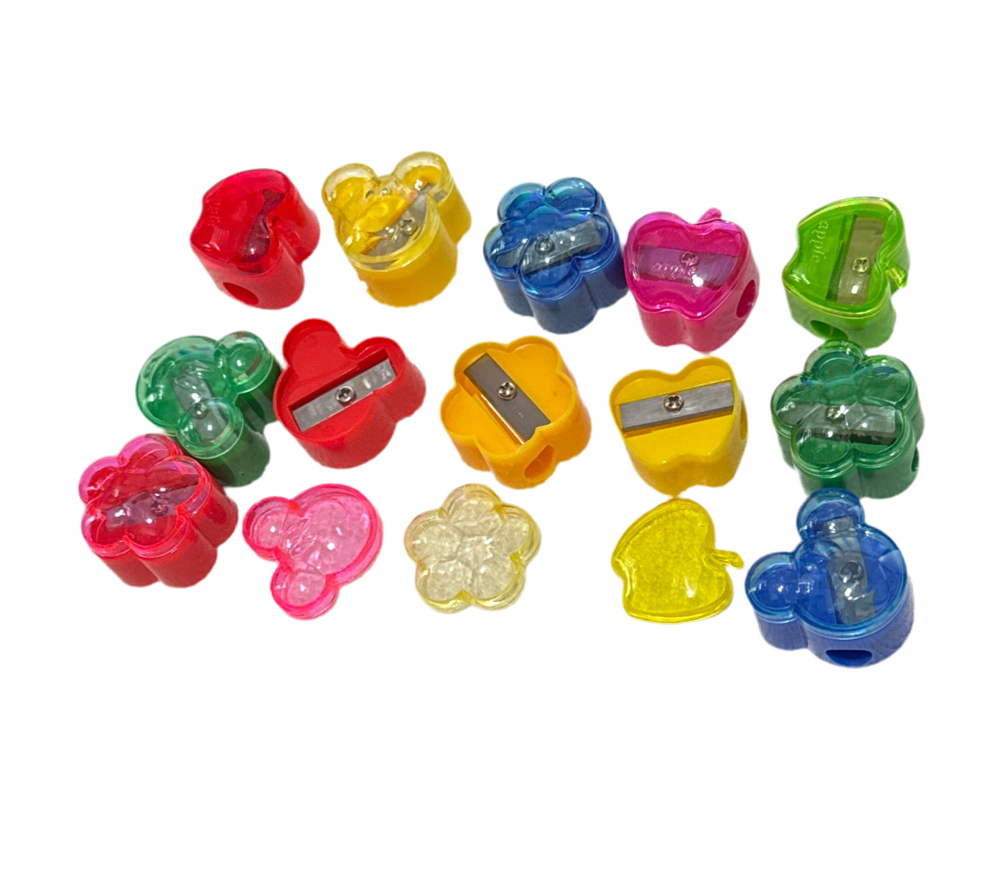 Sacapunta Plasticas con tapadera Figuras Surtidas