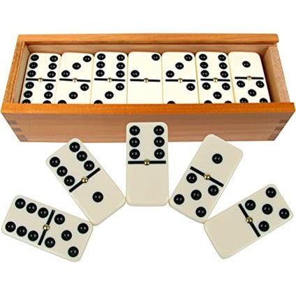 Juego de Dominos Caja de Madera