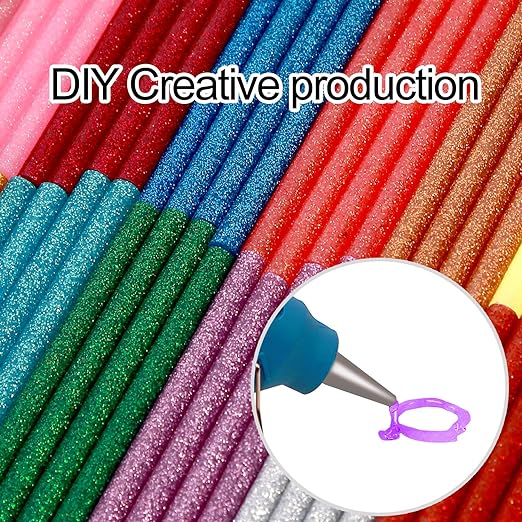 Barra de Silicon Delgada con Gliter 3.9"x0.28"