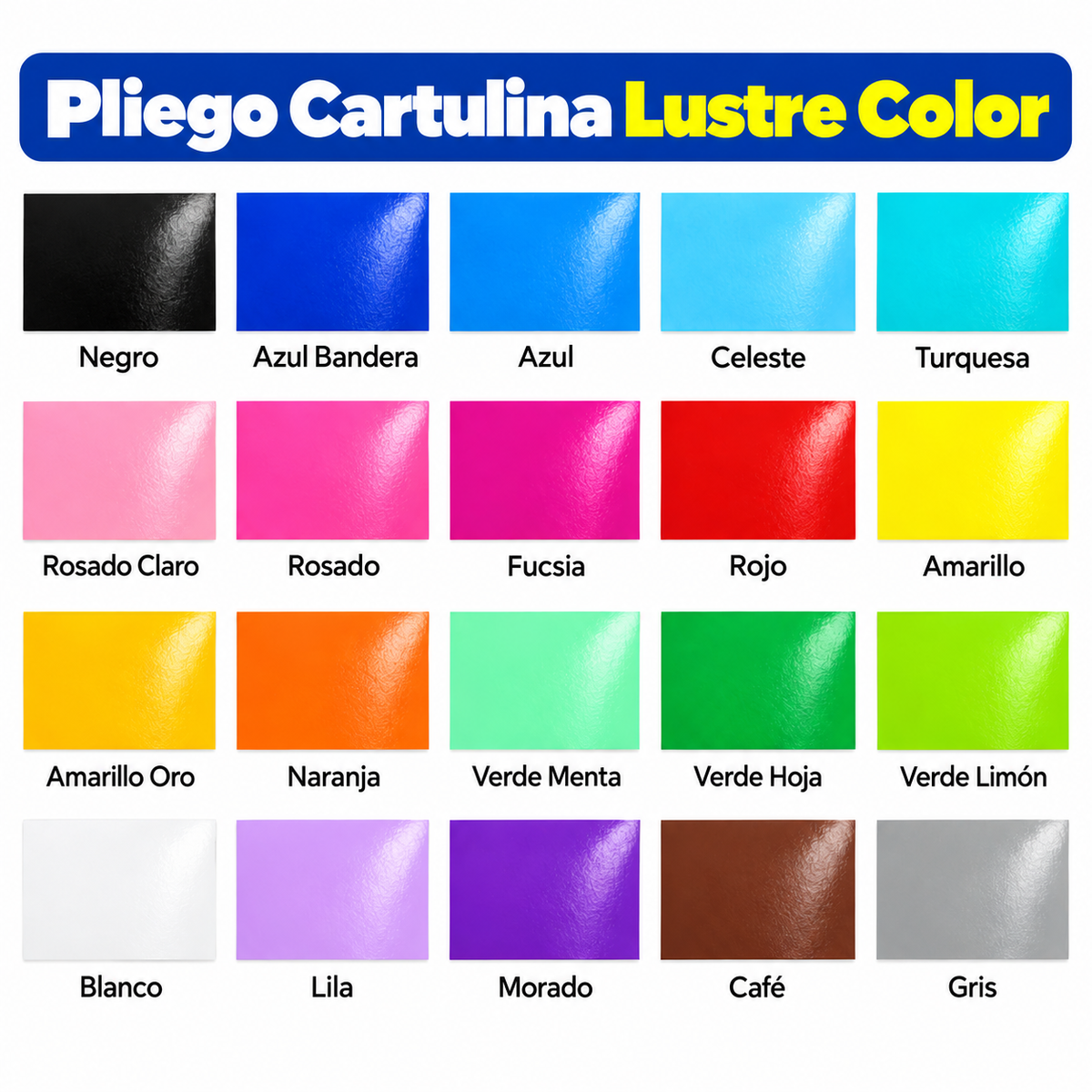 Cartulina Lustre Especial