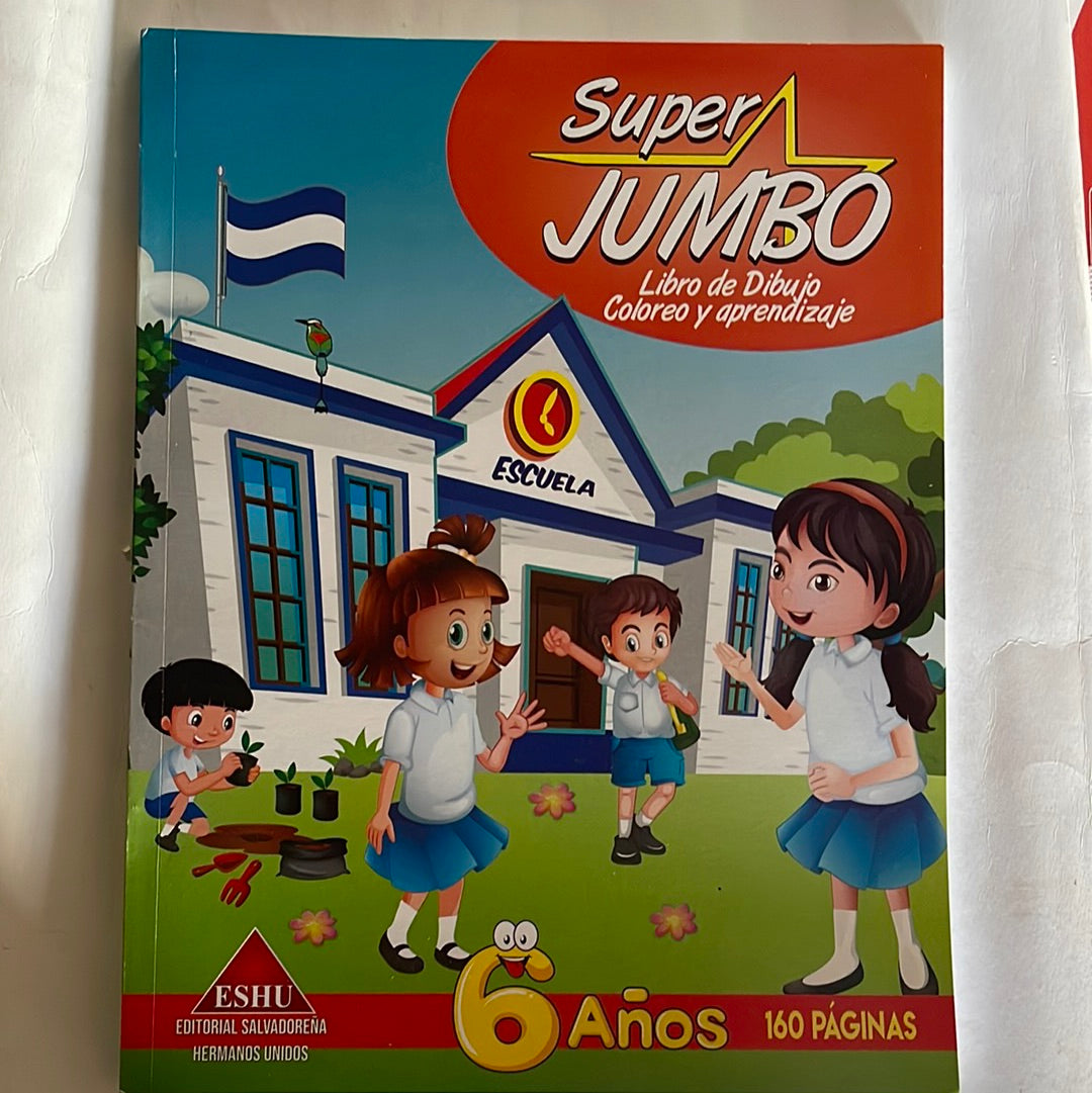 Super Jumbo, Libro de coloreo y Trazos