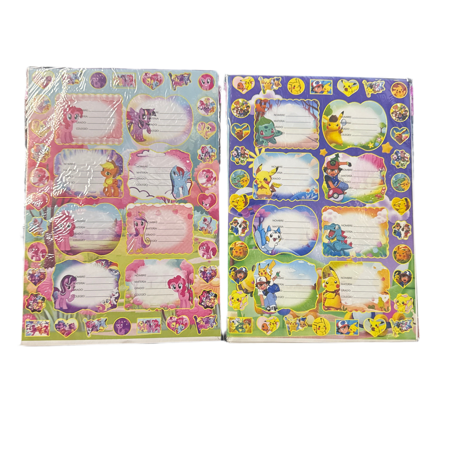 Set Pone nombres, rotuladores, disney (80u)