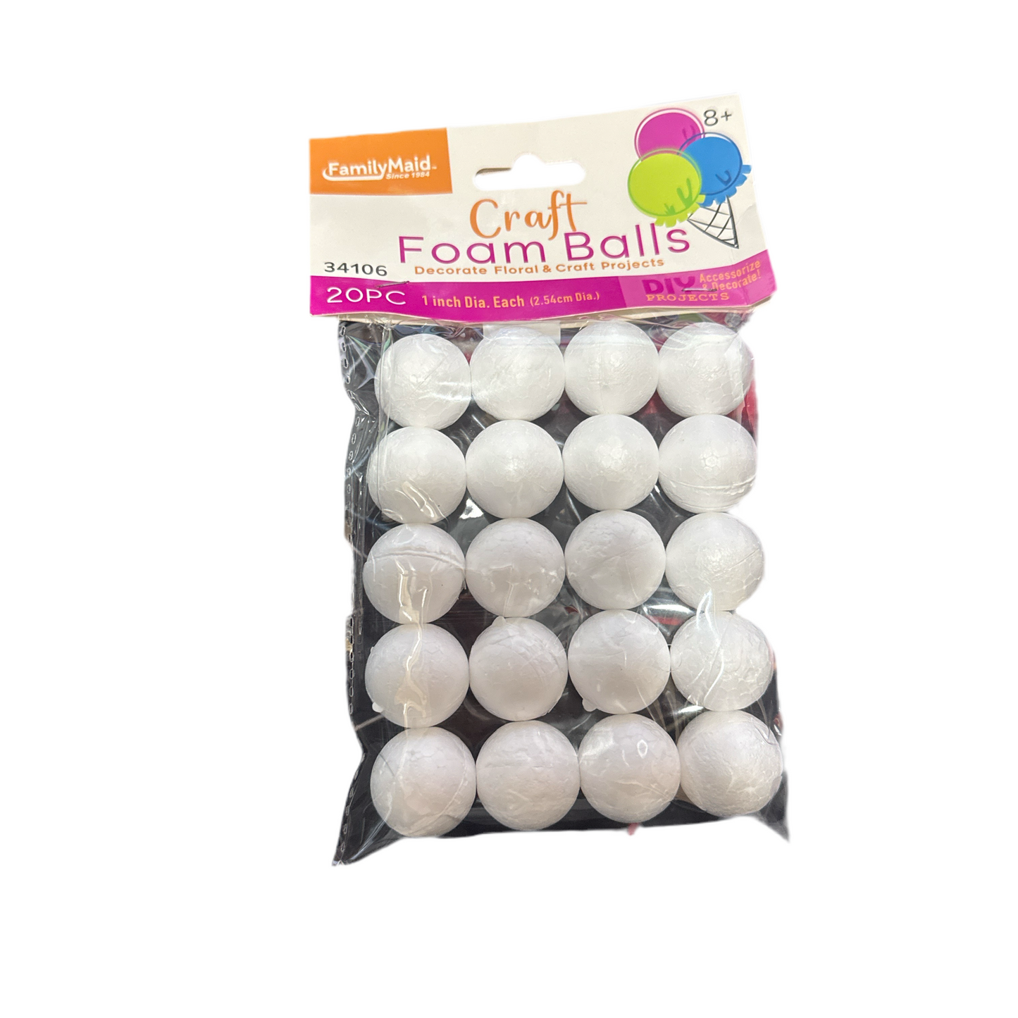 Bola de Durapax 2.5cm / 1" X( 20 Unidades)