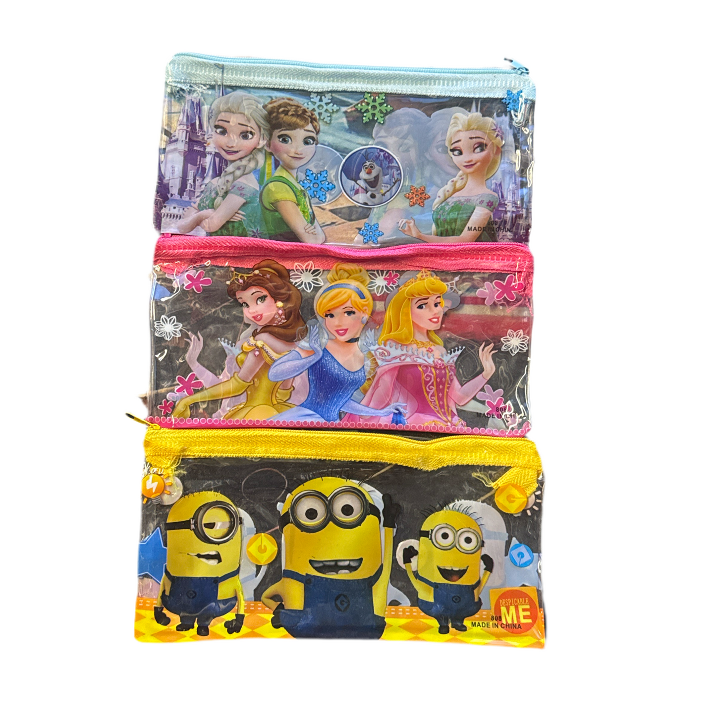 Bolsa Porta lapiz pequeña Transparente disney