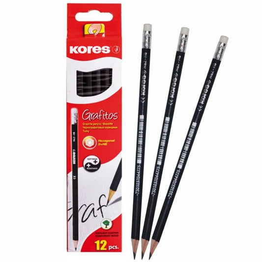 Lapiz Grafito Triangular Kores