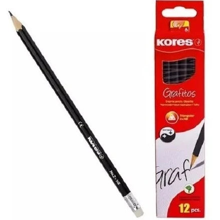Lapiz Grafito Triangular Kores