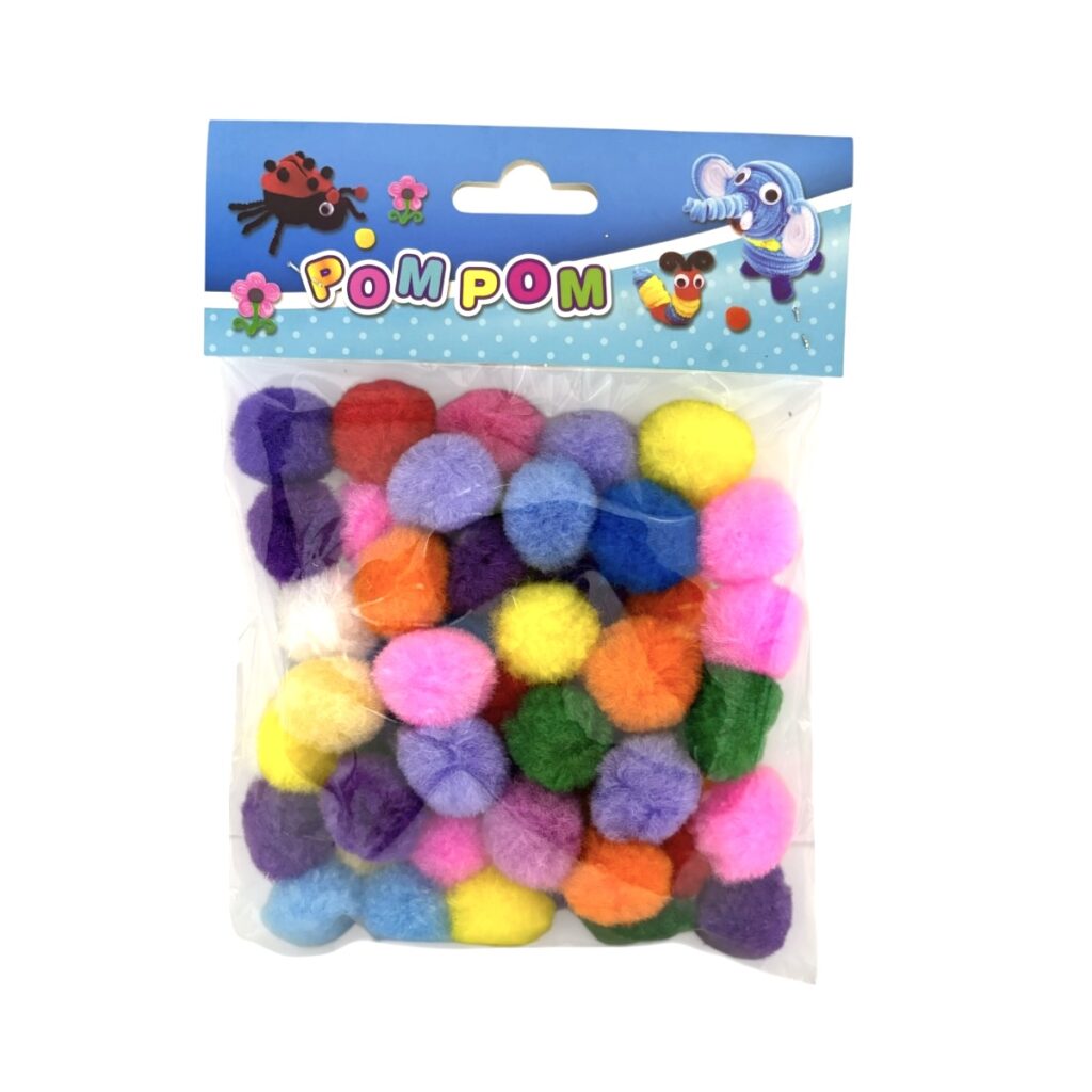 Pompones de 2cm Colores Mixtos