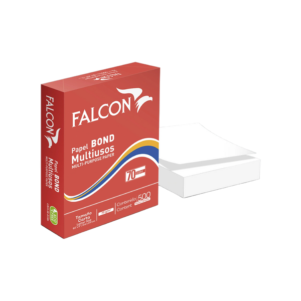 Resma de Papel Bond Base 20 Carta Falcon