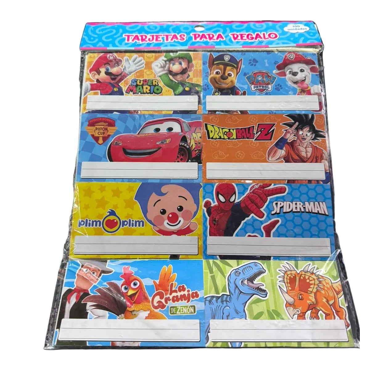 Tarjetas para Regalo de toda Ocasion (100Pack)