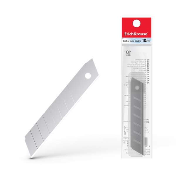 Repuestos para cuchillas 18mmx5mmx100mm Erichkrause