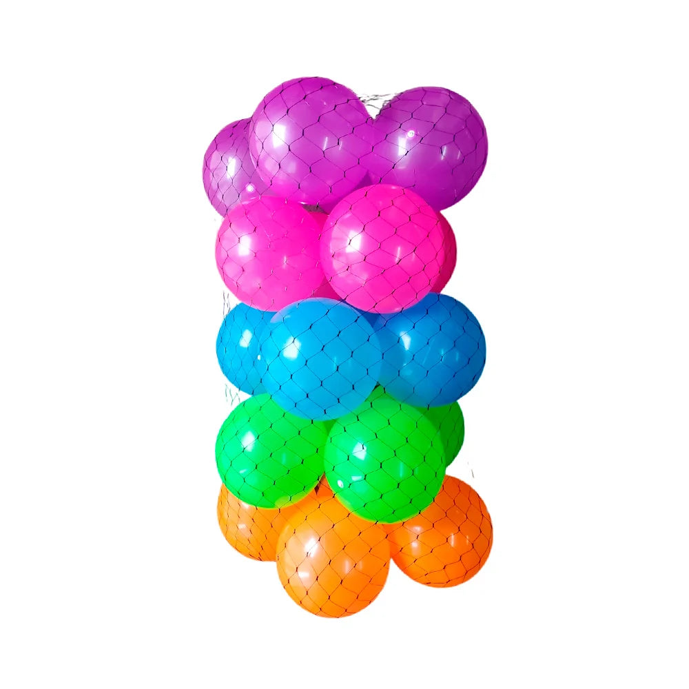 Pelotas Plasticas Bolsa 10cm/4.8" (20u)