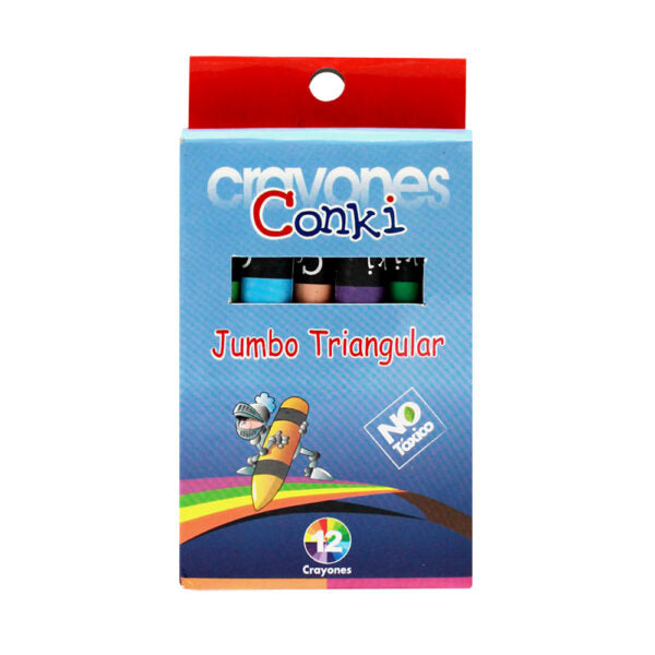 Crayones Triangular Jumbo Conki