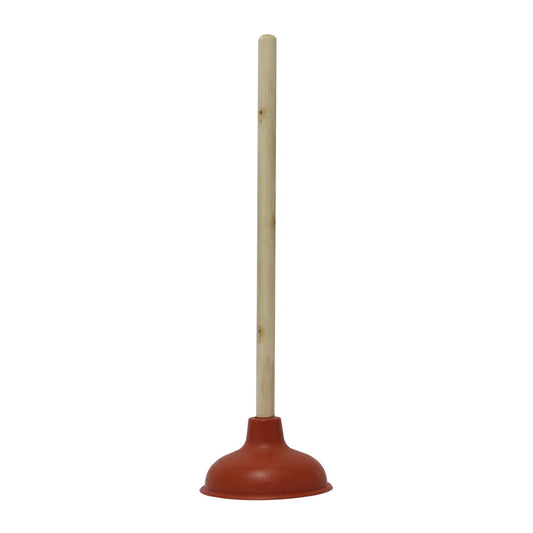 ventosa de hule mango de madera destapa baños