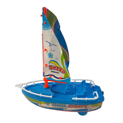 Lancha con Velero en Bolsa