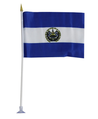 Bandera el Salvador Pequeña 14x21cm