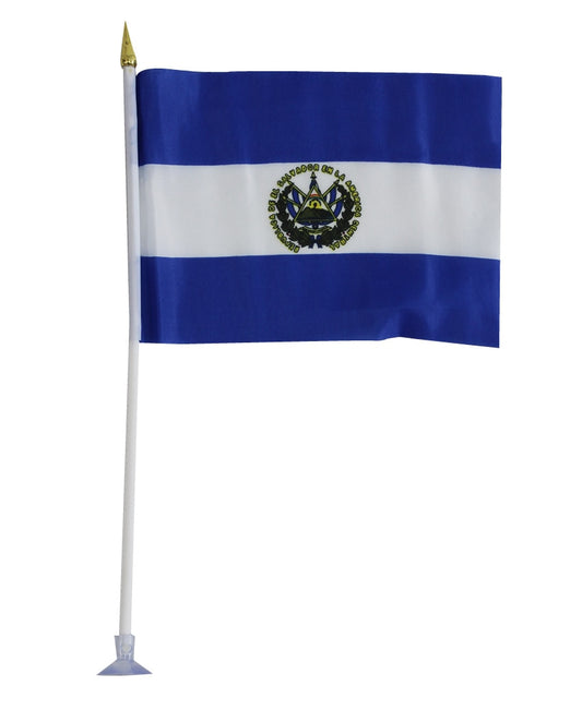 Bandera el Salvador Pequeña 14x21cm