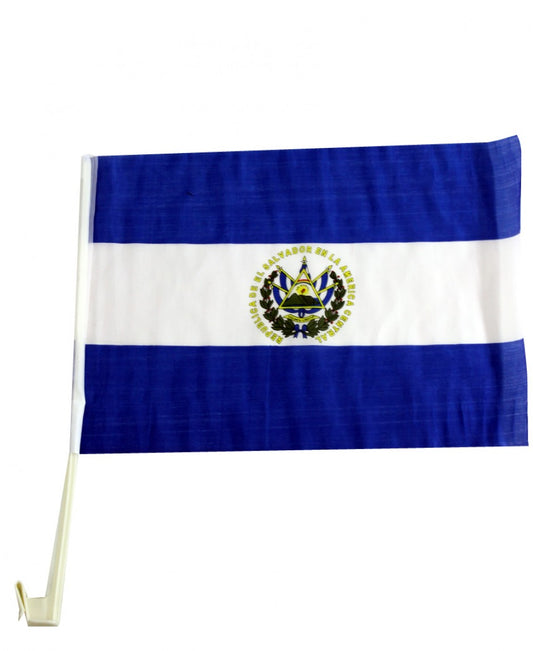 Bandera el Salvador Carro  30x45cm