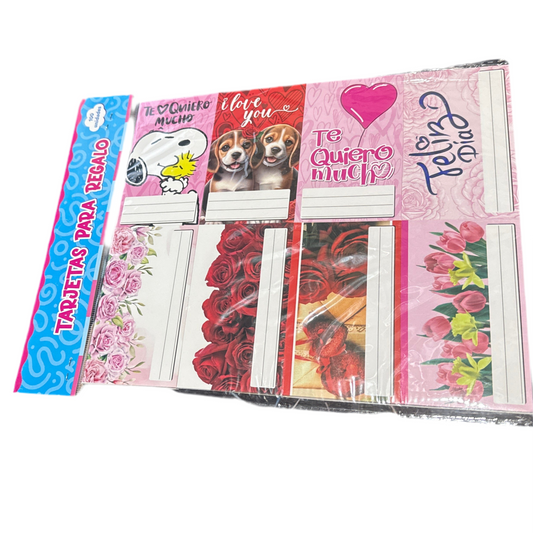 Tarjetas para Regalo de toda Ocasion (100u)