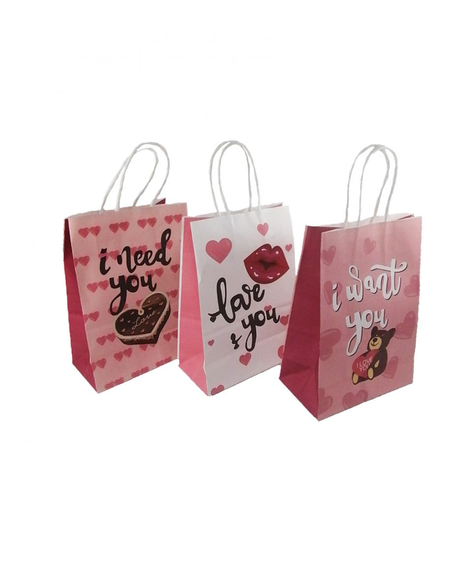 Bolsa de Papel Craft  Amor y Amistad