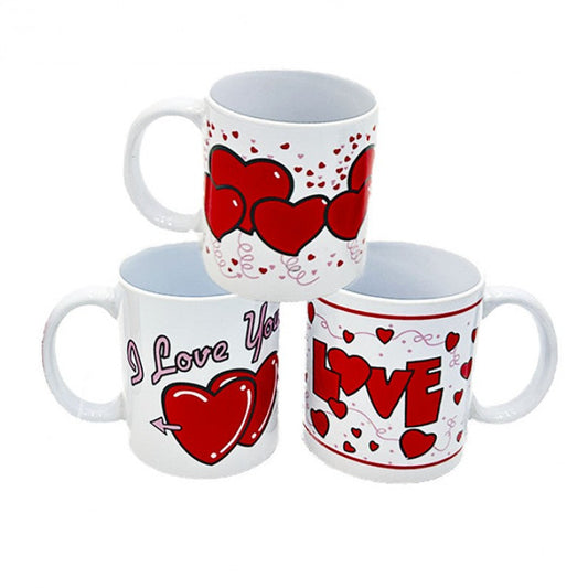 Taza Cerámica Corazón Love
