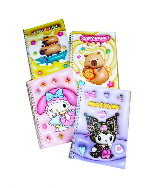 Cuaderno Sanrio y Capibara 15*21cm
