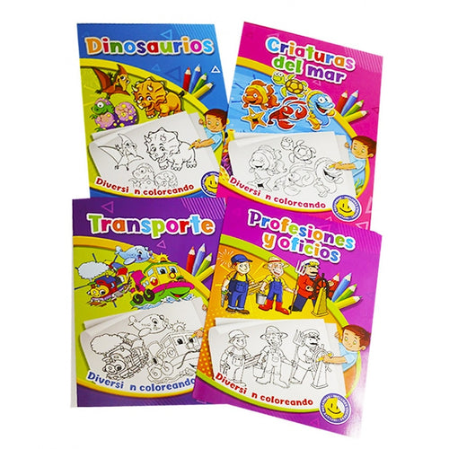 Libro de Coloreo con Sticker